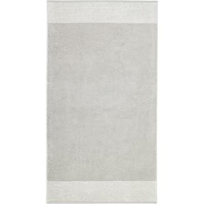 Cawö Cawo Two-Tone Badhanddoek Platina 80x150