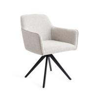 Eetkamerstoel 'Hofu' Turn Black, Draaibaar, kleur Checkers Charm - thumbnail