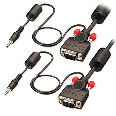 37298 VGA-kabel & audio Premium M/M, 1 m