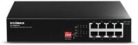 Edimax GS-1008PL V2 Network Switch Managed L2 Gigabit Ethernet, W126087958 (Managed L2 Gigabit Ethernet (10/100/1000) Power Over Ethernet (PoE) 1U Black GS-1008PL V2, Managed, L2,) - thumbnail