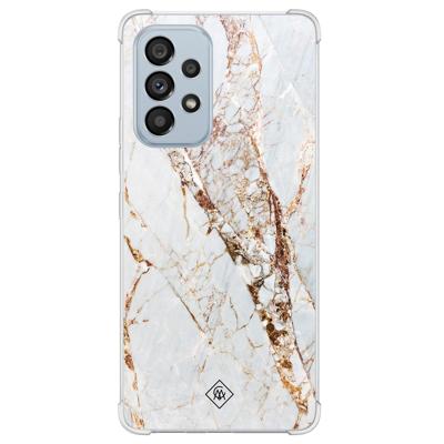 Samsung Galaxy A53 shockproof hoesje - Marmer goud Samsung Galaxy A53 shockproof hoesje - Marmer goud