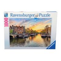 Puzzel Amsterdam grachtenoever - thumbnail