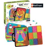 Clic educatie mozaïeken NATHAN wit - thumbnail