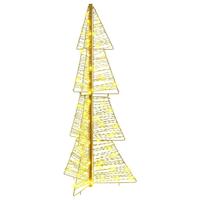 Kerstboom met 100 LED Warmwit 120 cm PET - thumbnail