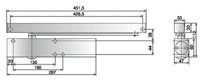 Deurdranger TS5000L ECline. ev1 z/arm