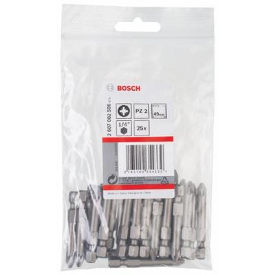 Bosch Accessoires Bit extra-hard PZ 2, 49 mm 25st - 2607002506 - thumbnail