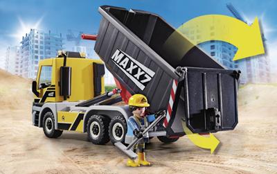 PLAYMOBIL City Action vrachtwagen met wissellaadbak 70444 - thumbnail