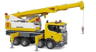 bruder Scania Super 560R Liebherr kraanwagen Kant-en-klaar model Vrachtwagen (model) - thumbnail
