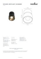 Nordlux Zwarte spotPitcher richtbaar - 2310400103 - thumbnail