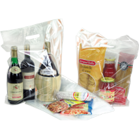 Tas | LDPE | dKT | 30x 8x44cm | draagtas | transparant | 500 stuks - thumbnail