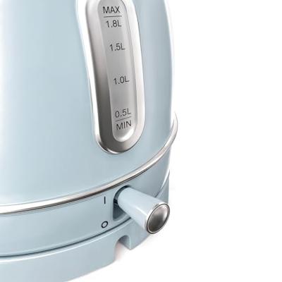 Vintage waterkoker - SWISS - KTL6 - 2200 W - 1,8 L - 360° draaibare voet - Blauw