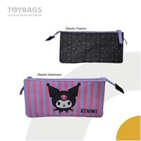 Pennenetui met 3 vakken Kuromi 44 x 30 x 20 cm - thumbnail