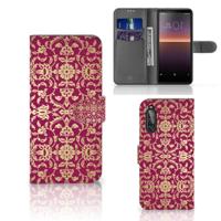 Wallet Case Sony Xperia 10 II Barok Pink - thumbnail