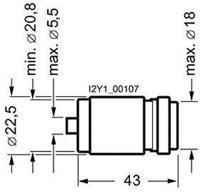 Siemens 5SE2300 Zekeringsinzetstuk Afmeting zekering: D03 100 A 400 V - thumbnail