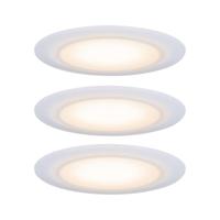 Paulmann LED-inbouwlamp voor badkamer Set van 3 stuks 19.5 W Satijn, Wit - thumbnail