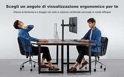 Techly ICA-LCD 482-D 31 Zwart flat panel bureau steun Techly ICA-LCD 482-D 31 Zwart flat panel bureau steun