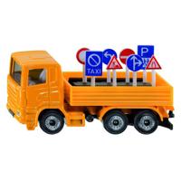 Siku 1322 truck met verkeersborden 7,7cm - thumbnail