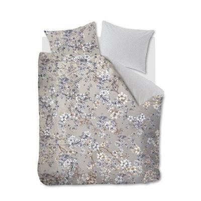 Kardol Fleurelle dekbedovertrek - 2-persoons (200x200/220 cm + 2 slopen) - Katoen satijn - Blue Grey Kardol Fleurelle dekbedovertrek - 2-persoons (200x200/220 cm + 2 slopen) - Katoen satijn - Blue Grey