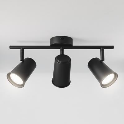 Riga - LED plafondlamp - 12 Watt 1200 Lumen - 3 spots - 6500K Neutraal wit - Draaibaar en dimbaar - GU10 - Kantelbaar - Plafondspot - IP20 Voor binnen - Zwart Riga - LED plafondlamp - 12 Watt 1200 Lumen - 3 spots - 6500K Neutraal wit - Draaibaar en dimbaar - GU10 - Kantelbaar - Plafondspot - IP20 Voor binnen - Zwart