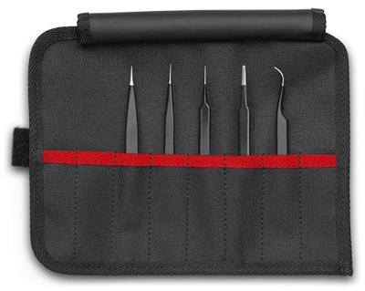 Knipex ESD Universele Pincetten-Set | ESD | 5-Delig - 92 00 01 ESD Knipex ESD Universele Pincetten-Set | ESD | 5-Delig - 92 00 01 ESD