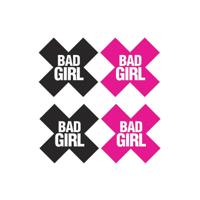 Tepelpads Peekaboo Bad Girl Één maat - thumbnail