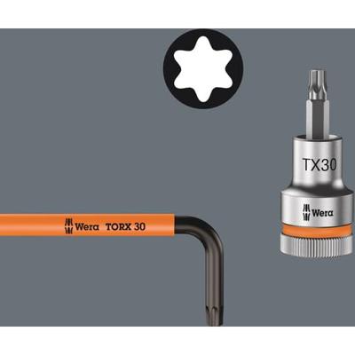 Wera 967 SXL HF TORX® Stiftsleutel Multicolour met Vasthoudfunctie, lang, TX 25 - 1 stuk(s) - 05024476001