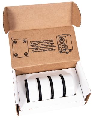 Auralex PROPOD_WHT_4PK speakervoet & -spike 4 stuk(s)