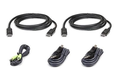Aten 2L-7D03UDPX5 toetsenbord-video-muis (kvm) kabel 3 m Zwart Aten 2L-7D03UDPX5 toetsenbord-video-muis (kvm) kabel 3 m Zwart