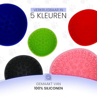 Eat Slow Live Longer Lick Mat Wobble Bowl uad Blue - thumbnail