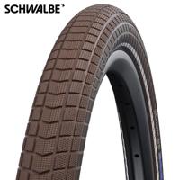 Schwalbe buitenband big ben 28x2.0 50-622 draad reflectie bruin - thumbnail