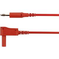 Schützinger Adapterkabel Stekker 4 mm Stekker 4 mm 200.00 cm Rood 1 stuk(s) - thumbnail