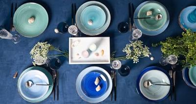 Cookinglife Kleine kommen Delice Blauw ø 12 cm - 6 stuks