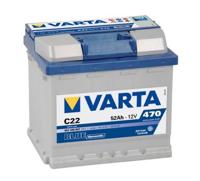 Varta Accu Blue Dynamic C22 52 Ah 552400047K262 - thumbnail