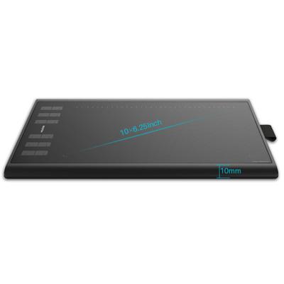 HUION H1060P grafische tablet 5080 lpi 250 x 160 mm USB Zwart HUION H1060P grafische tablet 5080 lpi 250 x 160 mm USB Zwart
