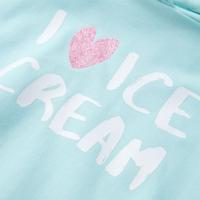 Kindertrui met capuchon 116 lichtzeeblauw - thumbnail