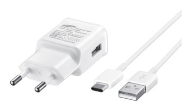 Samsung EP-TA20EWE oplader voor mobiele apparatuur Universeel Wit AC Snel opladen Binnen