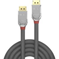 LINDY DisplayPort Aansluitkabel DisplayPort-stekker, DisplayPort-stekker 1.00 m Grijs 36301 DisplayPort-kabel - thumbnail