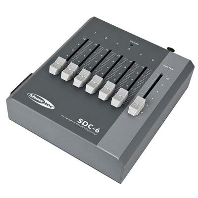 Showtec SDC-6 DMX 6-kanaals DMX-controller