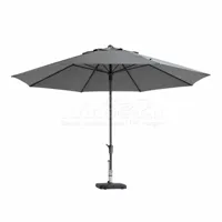 Grote Luxe Parasol Timor 400 cm Polyester Grijs van Madison - thumbnail