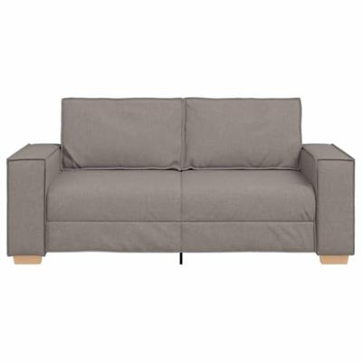 2-zitsbank Taupe 180x78x84 cm Stof