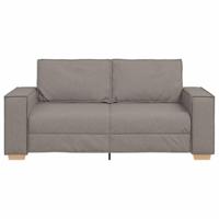 2-zitsbank Taupe 180x78x84 cm Stof - thumbnail