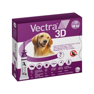 Vectra 3D 3 pipetten voor grote honden (25-40 kg)