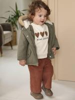 Parka + fijn donsjack baby 3-in-1 olijf - thumbnail