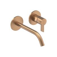 Inbouw Wastafelmengkraan IVY Pact 2-gats Coldstart Geborsteld Mat Koper PVD - thumbnail