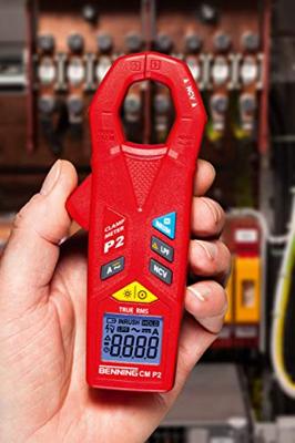 Benning Stroomtangmultimeter | 0,01 A-400 A AC/DC | CAT III 600 V | met batterijen/meetleidingen/tas | 1 stuk - 044679 044679