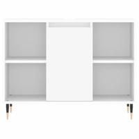 Badkamerkast 80x33x60 cm bewerkt hout wit - thumbnail
