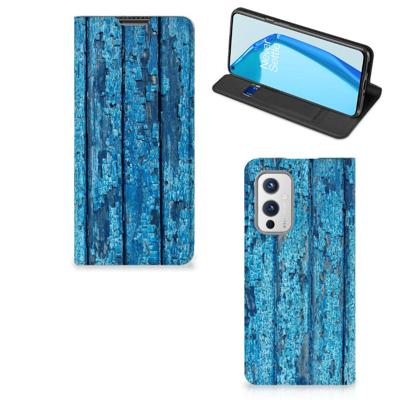 OnePlus 9 Book | Wallet Case | Wood Blue