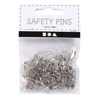 Creativ Company Https://www.cchobby.nl/veiligheidsspelden-l-22-mm-dikte-0-6-mm-zilver-100-stuk-1-doos