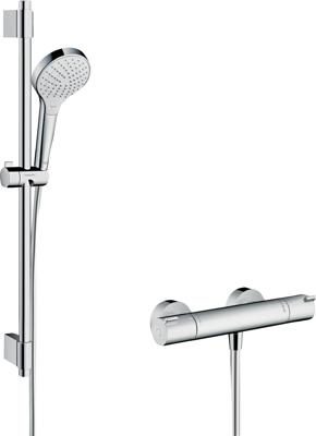 Hansgrohe Croma Select S Vario renovatieset 72 cm met EcoStat 1001 CL thermostaat, wit/chroom