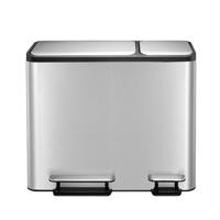 EKO pedaalemmer ecocasa 3x15 l matzilverkleurig - thumbnail